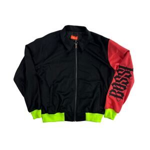 1-29 BOSSI Men's Jacket Embroidered Black/ Orange/ Green Large